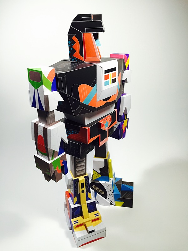 Ginnika纸雕博览会-战神金刚纸雕玩具---酷图编号1