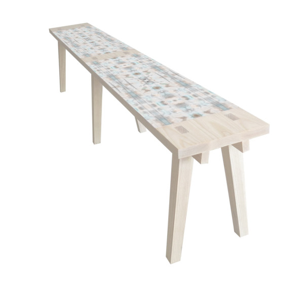 Eskayel与丹麦公司合作开发新的家具收藏-每款都有梦幻般抽象的图案,全部采用枫木,白橡材料,手工制作---酷图编号1135458