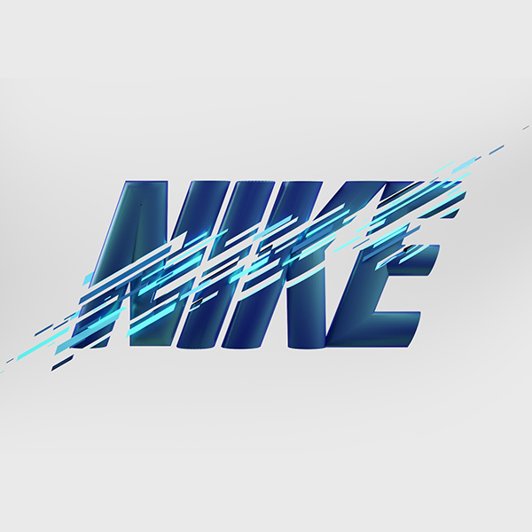nike-spring/summer-耐克立体字体设计