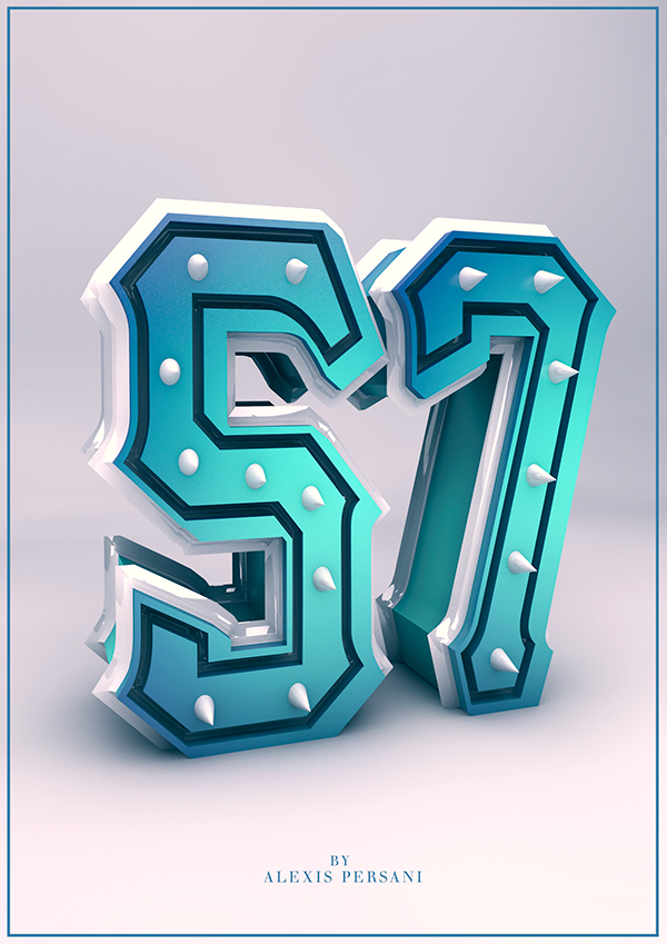 创意三维立体数字设计