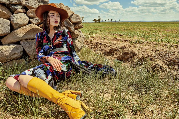 杰西许-VOGUE时尚中国2015年8月-大花卉图案和图案样式---酷图编号3