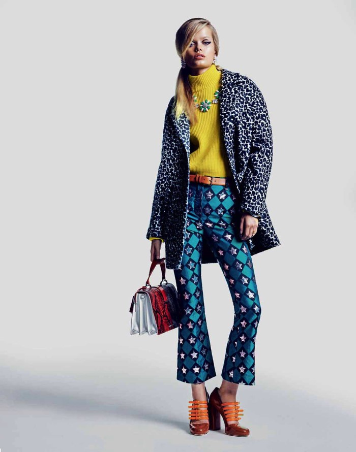 ELLE艾丽法国2015年8月7日-贵族血统的图案和编织---酷图编号6