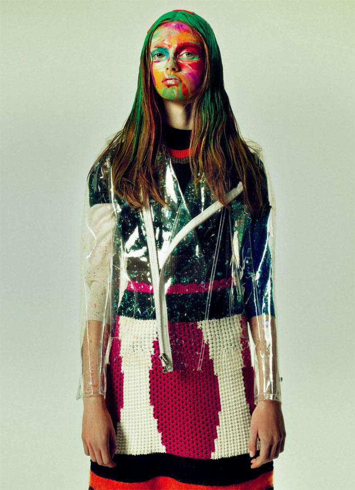 NUMERO中国2015年8月-脸部绘画时尚人像---酷图编号8