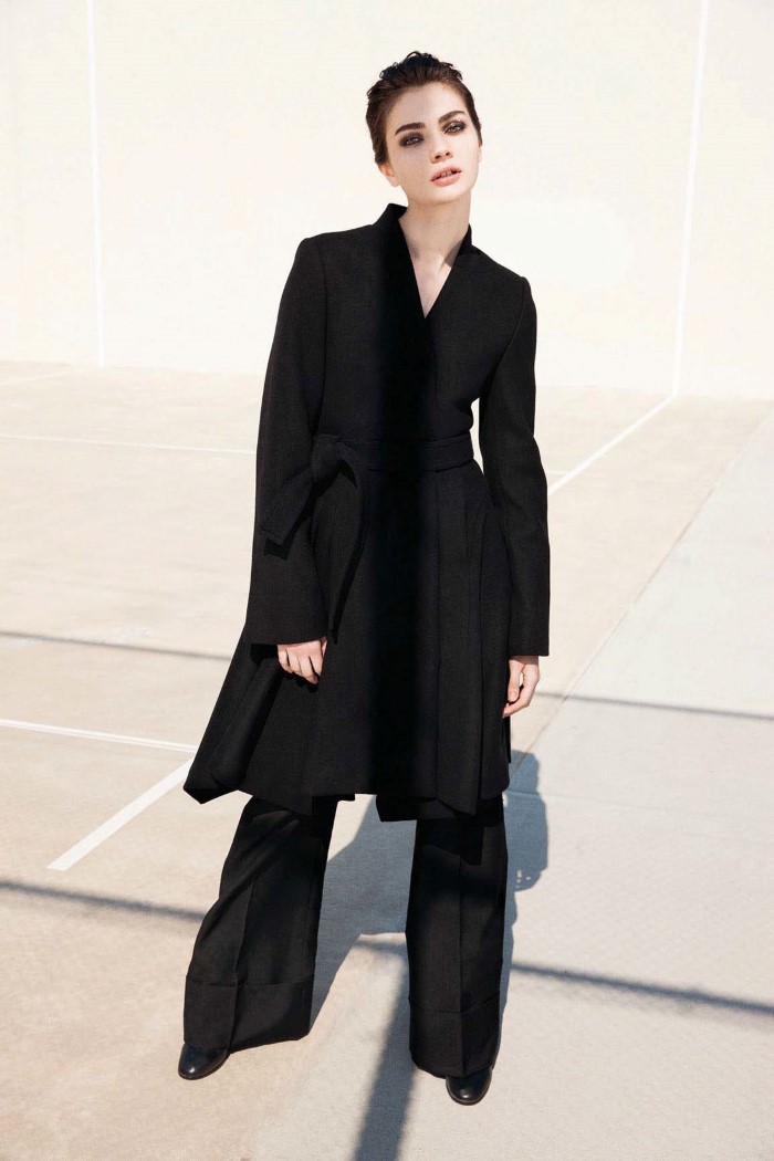 安东尼-阿米卡杂志-量身定制的精美羊毛花呢面料现代女装秀---酷图编号8