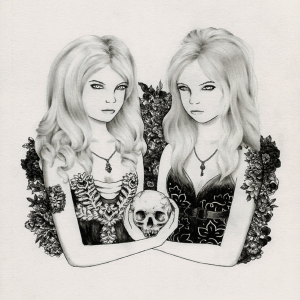 Artworks-时尚手绘人像插画---酷图编号7