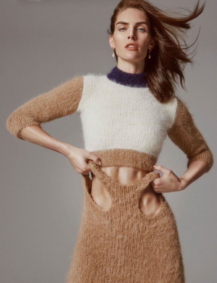 希拉里・罗达-Pop杂志-动感十足的流线型时装秀---酷图编号2