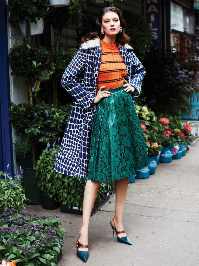 戴安娜摩尔多瓦-VOGUE时尚墨西哥2015年九月-街拍现代几何女装风格---酷图编号3