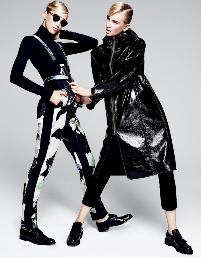 斯登和伊娃-vogue时尚日本2015年10月-弯曲中性"男装"时尚造型秀