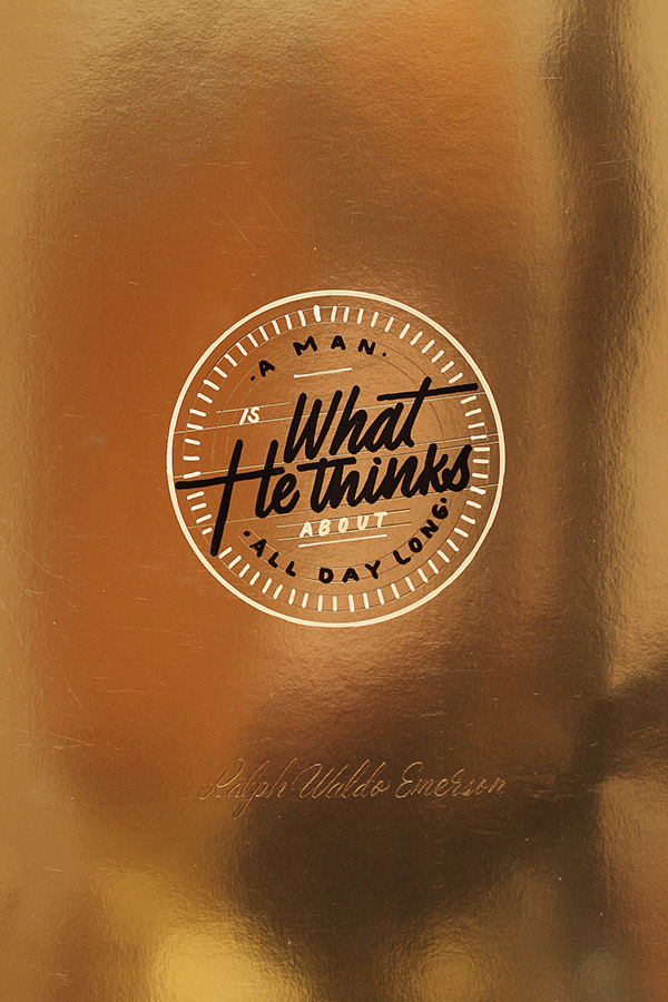 Quoted-手刻烫金字排版设计---酷图编号2