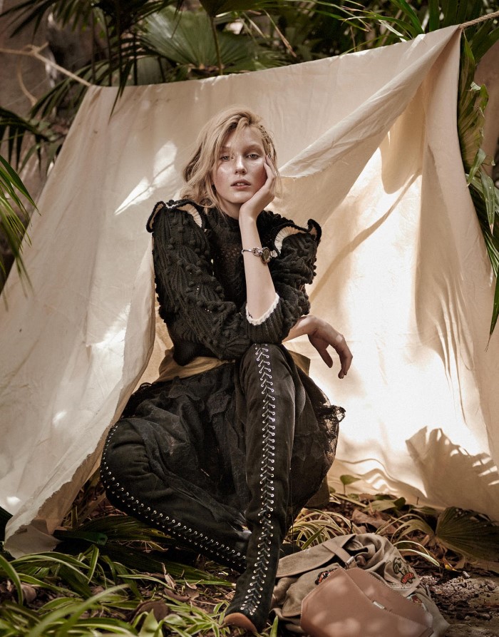 “大旅游”-精致可爱和自然美景结合的造型人像---酷图编号1