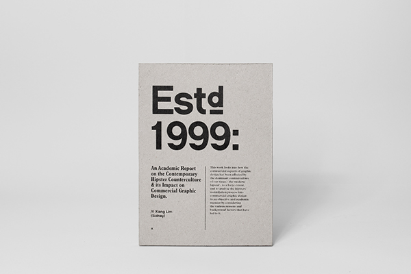 Estd 1999-大学学术报告宣传册设计---酷图编号19