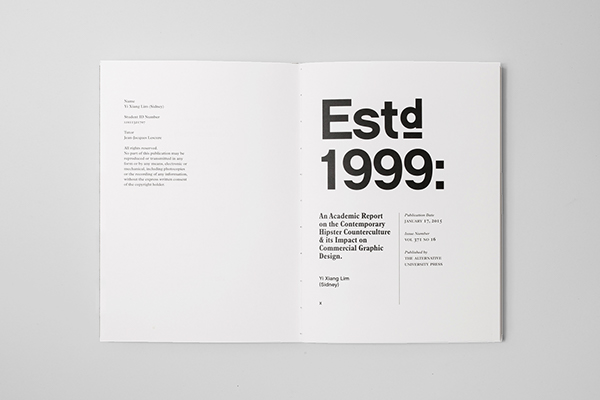 Estd 1999-大学学术报告宣传册设计---酷图编号13