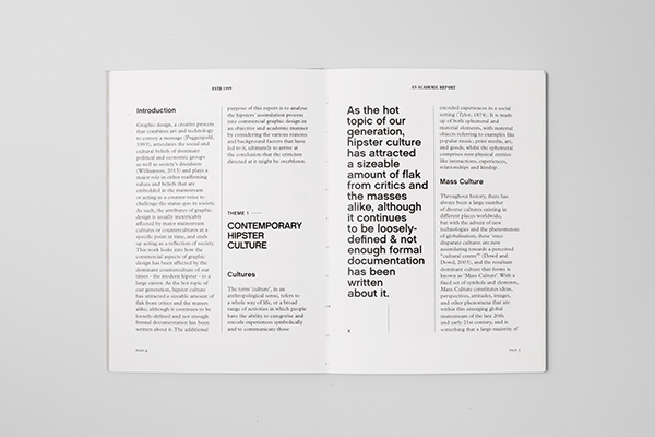 Estd 1999-大学学术报告宣传册设计---酷图编号6