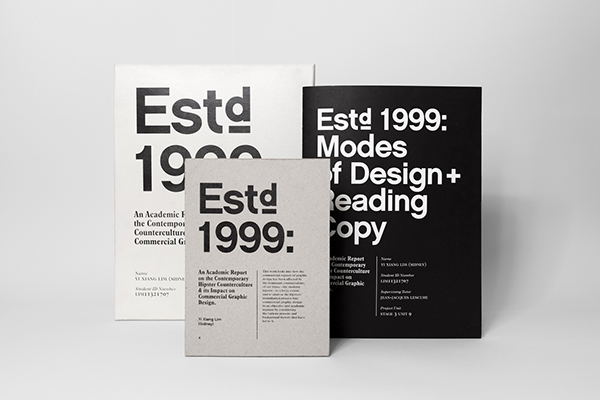 Estd 1999-大学学术报告宣传册设计---酷图编号1