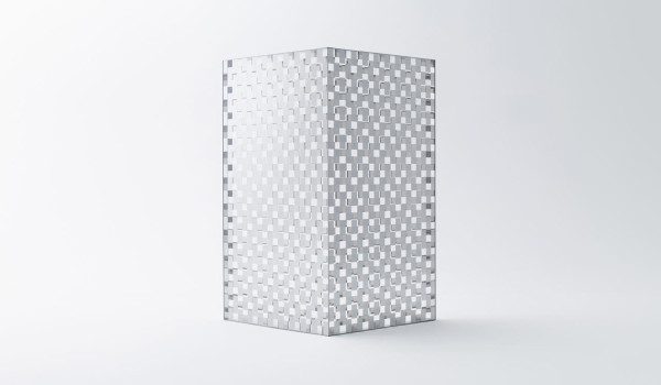 日本设计公司Nendo推出的玻璃作品展览-透明两层玻璃构成的屏,产生视觉重叠颜色,创意工艺与水晶玻璃的家具精美之作---酷图编号1144302