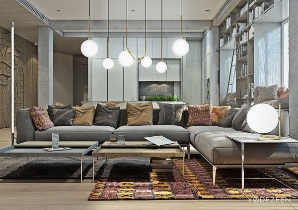 一个友好的儿童乐园公寓设计,有很多好玩的功能。不但有开放的通风地方,还有很多色彩鲜艳温馨儿童玩具---酷图编号12