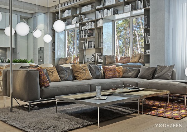 一个友好的儿童乐园公寓设计,有很多好玩的功能。不但有开放的通风地方,还有很多色彩鲜艳温馨儿童玩具---酷图编号3