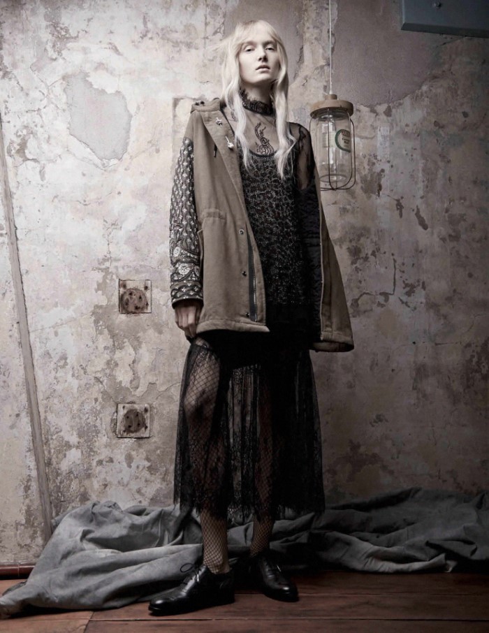 玛雅萨拉蒙-VOGUE时尚荷兰2015年十一月-优雅独特艺术性的女性超模人像时装---酷图编号3