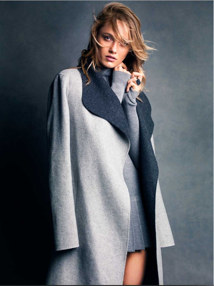 卡门・琵达露-VOGUE时尚墨西哥2015年十一月-丰富的休闲的羊毛色调风格---酷图编号6