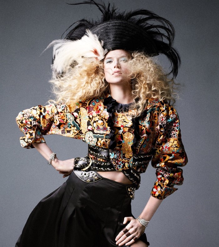 “海盗公主”-卡琳・洛菲德-芭莎全球2015年12月/2016年1月-度假系列的时尚---酷图编号12