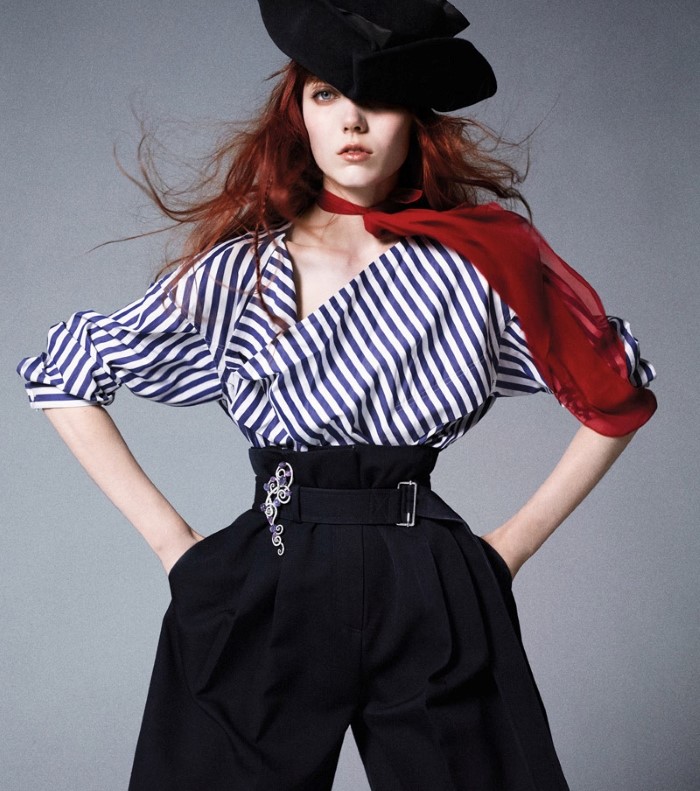 “海盗公主”-卡琳・洛菲德-芭莎全球2015年12月/2016年1月-度假系列的时尚---酷图编号1