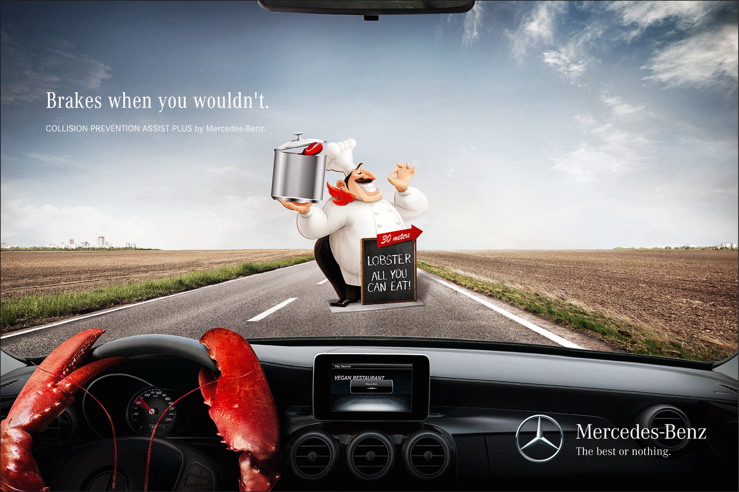 梅赛德斯奔驰宣传广告图片