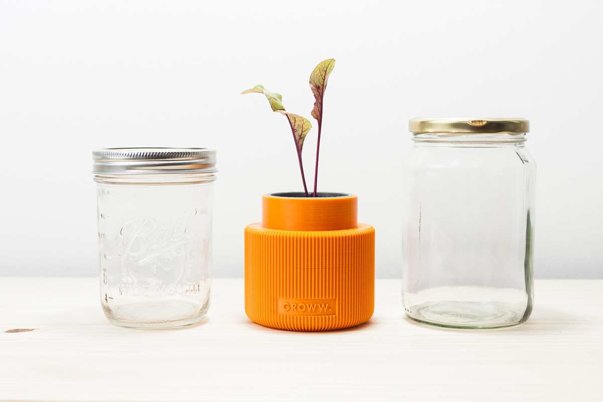 GROWW小温室透明玻璃瓶花盆设计---酷图编号8