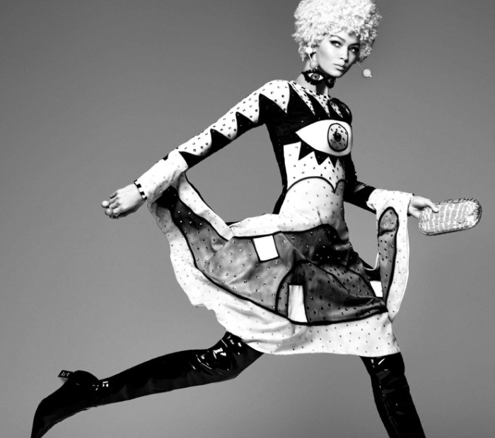 吉吉・哈迪德-VOGUE时尚意大利2015年十一月-复古的现代人像---酷图编号4