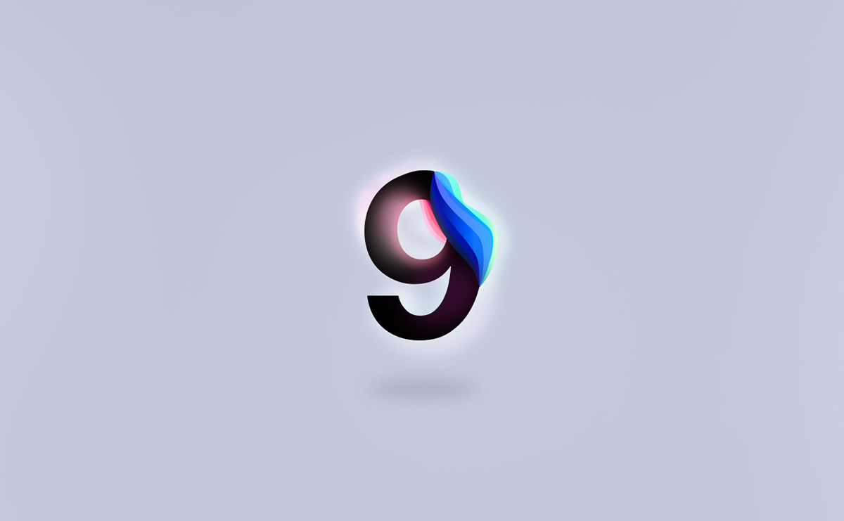 MIEN-荧光渐变字体设计---酷图编号9