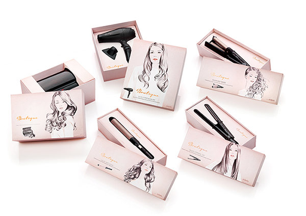 Babyliss Boutique-女性美发产品人像插画设计---酷图编号7