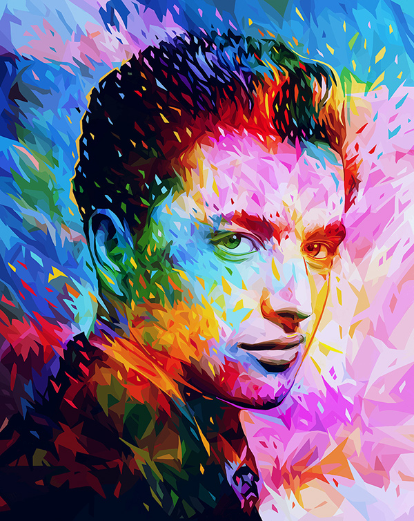 Illustrations 2015-绚丽五彩的女性人像插画设计---酷图编号4