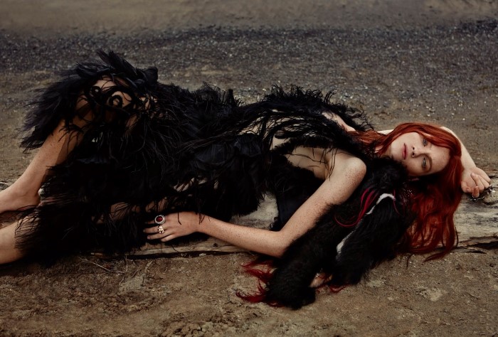 克里斯廷-Elle加拿大十二月-波希米亚海滩女神---酷图编号1