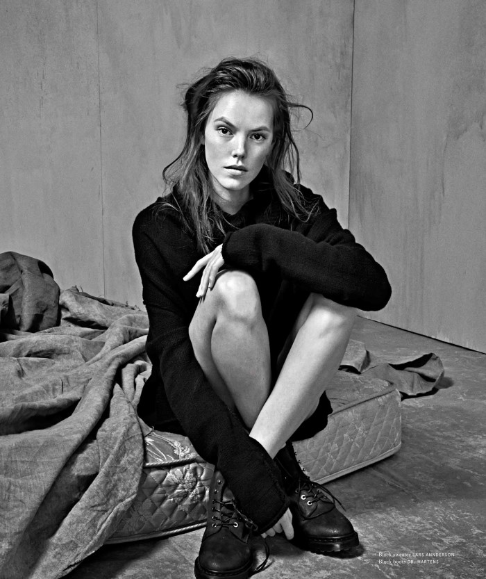 Model Behaviour-No Tofu冬季女性人像黑白作品---酷图编号8