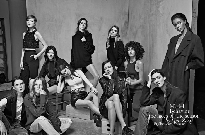 Model Behaviour-No Tofu冬季女性人像黑白作品---酷图编号5