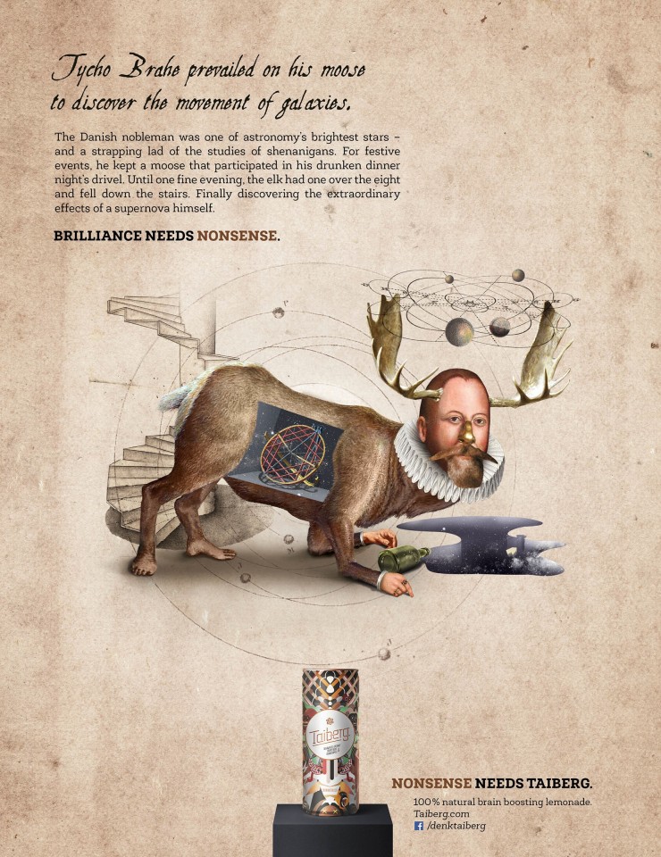 Taiberg-100%天然柠檬水饮料平面广告---酷图编号2