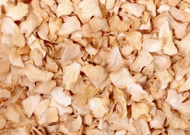 高清晰晒干的白色薯片壁纸