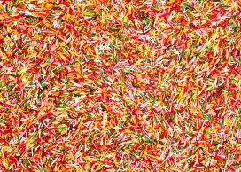 高清晰五彩长形彩糖壁纸