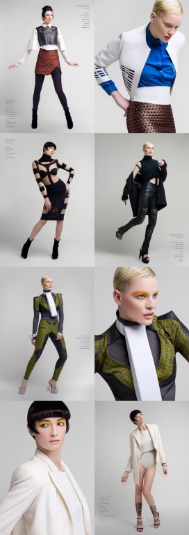 Flux杂志时尚人像造型摄影作品