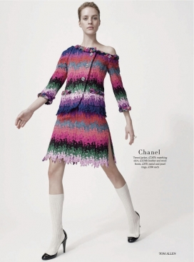 朱莉娅-Bazaar芭莎英国2014年2月-春季概念女装秀