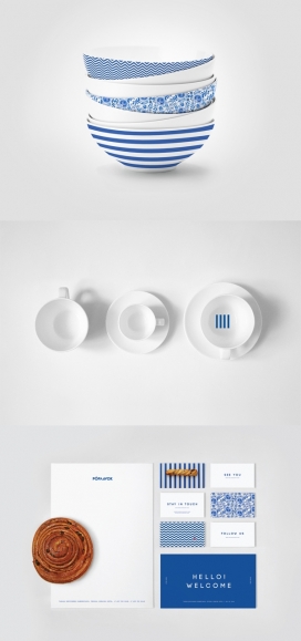 经典的海洋风格+俄罗斯花卉主题品牌餐厅设计