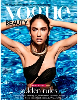 蓝色印象-Vogue印度-游泳池美诱泳装秀