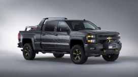 雪佛兰Silverado黑色行动概念SUV皮卡越野车壁纸