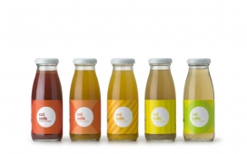 Cal Valls卡尔瓦尔斯生态果汁-一个美丽明亮的集合果汁，大胆的几何形状设计