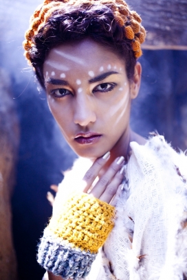 墨西哥设计师莉迪亚・拉文的秋/冬系列人像作品