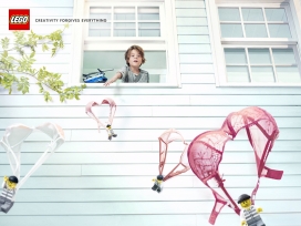 法国Lego乐高儿童玩具平面广告