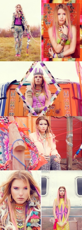 花花世界-COCO杂志时装人像