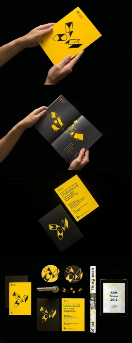 ADM Show黑黄品牌设计