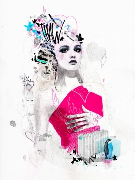 Raphael Vicenzi插画师2014个人美女插图