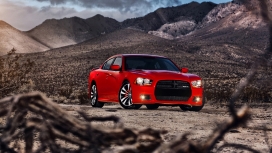 Dodge道奇Charger SRT8红色跑车