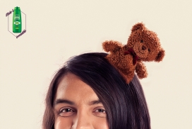 不可抗拒的-智利Garnier卡尼尔洗发精平面广告